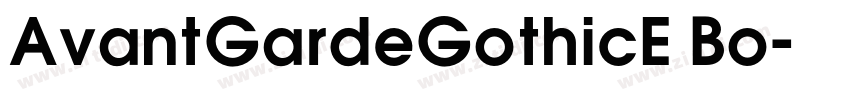 AvantGardeGothicE Bo字体转换